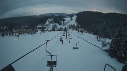 Lanovka - pohled dolů