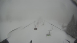 Lanovka - pohled dolů