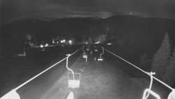 Lanovka - pohled dolů