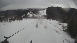 Lanovka - pohled dolů