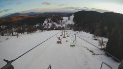 Lanovka - pohled dolů