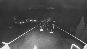 Snow park Paprsek - Lanovka - pohled dolů - 24.2.2026 v 01:00