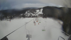 Lanovka - pohled dolů