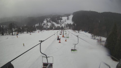 Lanovka - pohled dolů