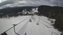 Lanovka - pohled dolů