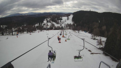 Lanovka - pohled dolů