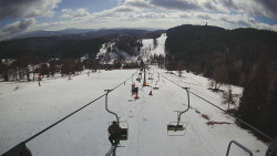 Lanovka - pohled dolů