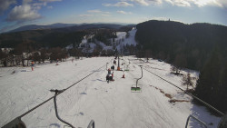 Lanovka - pohled dolů