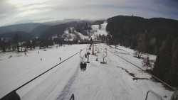 Lanovka - pohled dolů