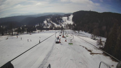 Lanovka - pohled dolů