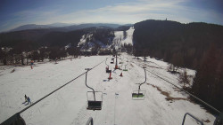 Lanovka - pohled dolů