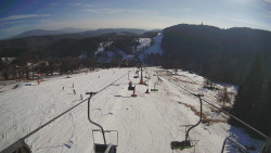 Lanovka - pohled dolů