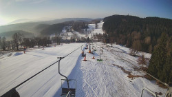 Lanovka - pohled dolů