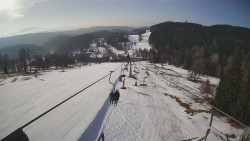Lanovka - pohled dolů