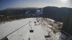 Lanovka - pohled dolů