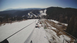 Lanovka - pohled dolů