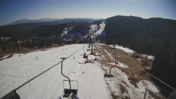 Lanovka - pohled dolů