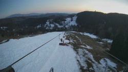 Lanovka - pohled dolů