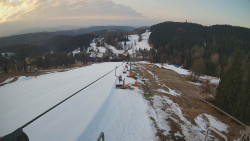 Lanovka - pohled dolů