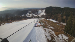 Lanovka - pohled dolů