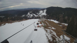 Lanovka - pohled dolů