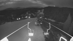 Lanovka - pohled dolů