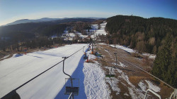 Lanovka - pohled dolů