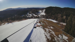 Lanovka - pohled dolů