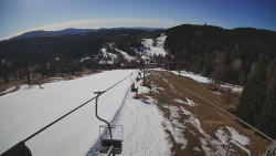 Lanovka - pohled dolů