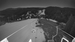 Lanovka - pohled dolů