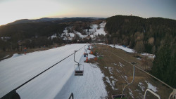 Lanovka - pohled dolů