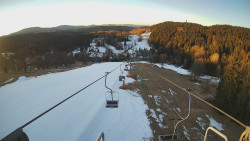 Lanovka - pohled dolů