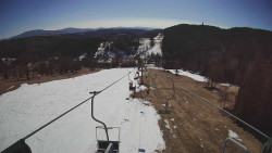 Lanovka - pohled dolů