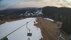 Lanovka - pohled dolů