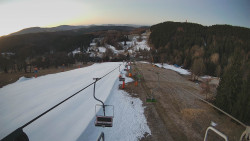 Lanovka - pohled dolů