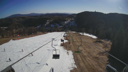 Lanovka - pohled dolů