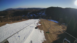 Lanovka - pohled dolů