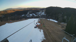 Lanovka - pohled dolů