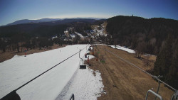 Lanovka - pohled dolů