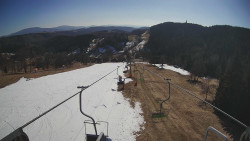 Lanovka - pohled dolů