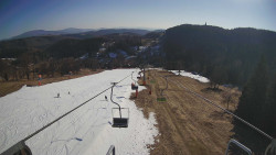 Lanovka - pohled dolů