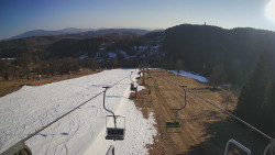 Lanovka - pohled dolů