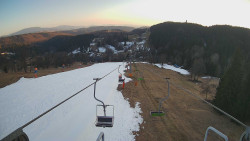 Lanovka - pohled dolů