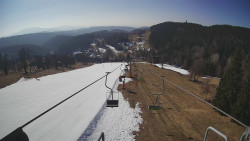 Lanovka - pohled dolů