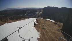 Lanovka - pohled dolů