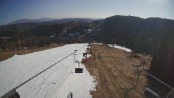 Lanovka - pohled dolů