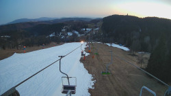 Lanovka - pohled dolů