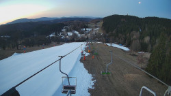 Lanovka - pohled dolů
