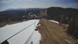 Lanovka - pohled dolů