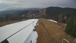 Lanovka - pohled dolů